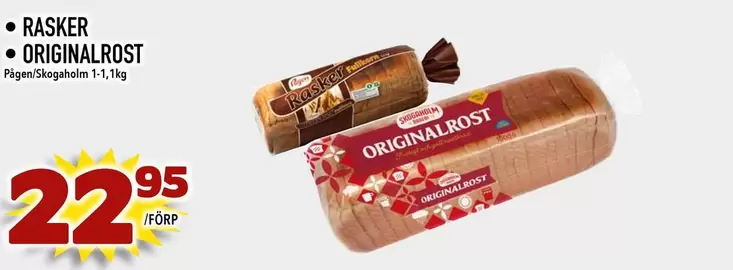 Pågen - RASKER ORIGINALROST