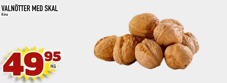 VALNÖTTER MED SKAL