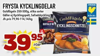 Guldfågeln - Frysta Kycklingdelar