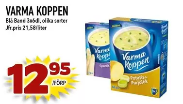 Blå Band - VARMA KOPPEN 3x6dl, olika sorter