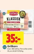 Scan - Grillkorv