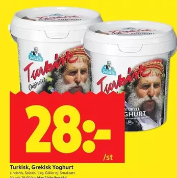 Lindahls - Turkisk, Grekisk Yoghurt