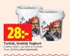 Lindahls - Turkisk, Grekisk Yoghurt