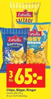 Estrella - Chips, Bågar, Ringar