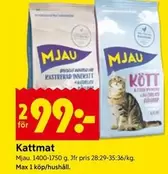mjau - Kattmat