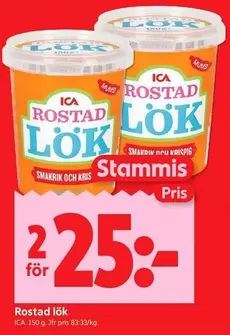 Rostad lök