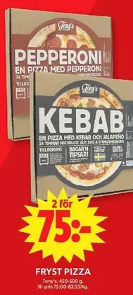 Fryst Pizza