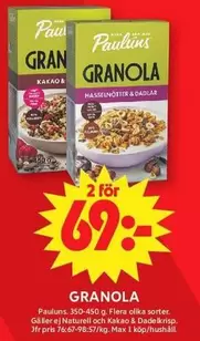 Paulins - Granola