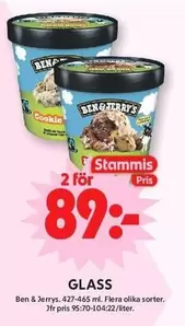 Ben & Jerry's - GLASS