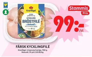Kronfågel - KYCKLING BRÖSTFILÉ