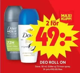 Dove - DEO ROLL ON