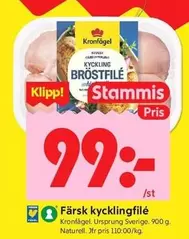 Kronfågel - Kyckling bröstfilé