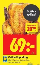 Grillad kyckling