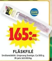 Smålandskött - Fläskfilé