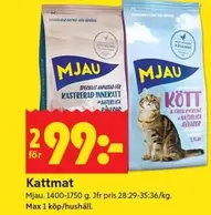 mjau - Kattmat