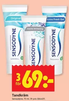 sensodyne - Tandkräm