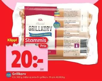Extra - Grillkorv