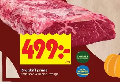 Prima - Ryggbiff prima