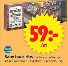 Baby back ribs