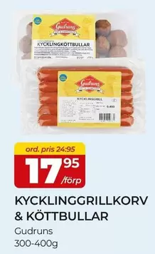 KYCKLINGGRILLKORV & KÖTTBULLAR