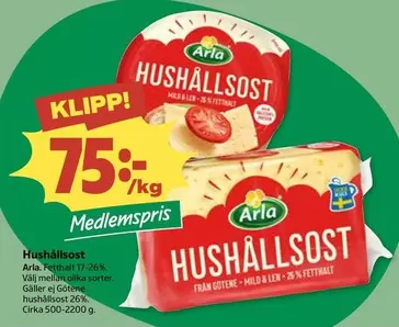 Arla - Hushållost