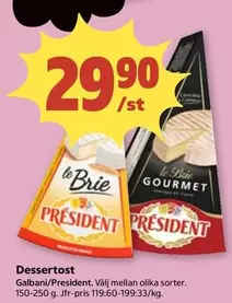 president - Dessertost