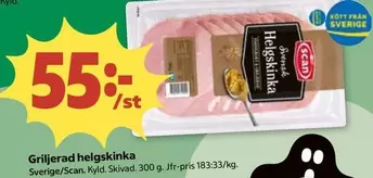 Scan - Griljerad helskinka