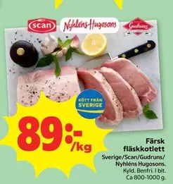 Scan - fläskkotlett