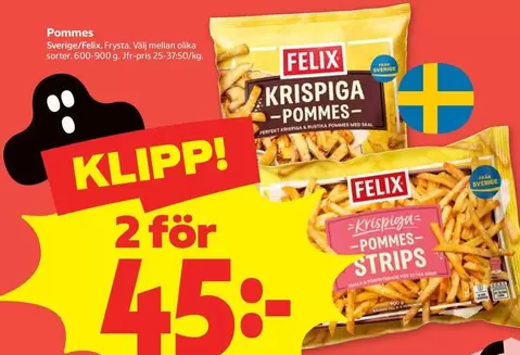 Felix - Krispiga Pommes - Pommes Strips