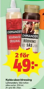 Lohmanders - Kyllda såser/dressing