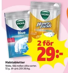 Vicks - Halstabletter