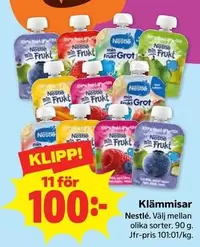 Nestlé - Klämmisar