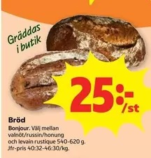 Bonjour - Bröd