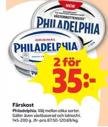 Philadelphia - Färskost