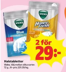 Vicks - Halstabletter