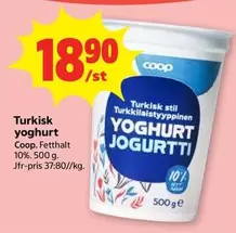Coop - Tyrkisk yoghurt