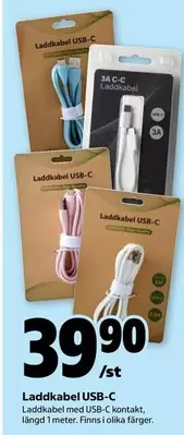 Laddkabel USB-C