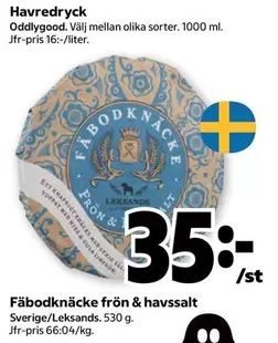 Leksands - Fäbodknäcke frön & havssalt