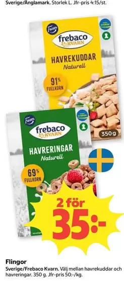 Frebaco - Havrekuddar och Havreringar