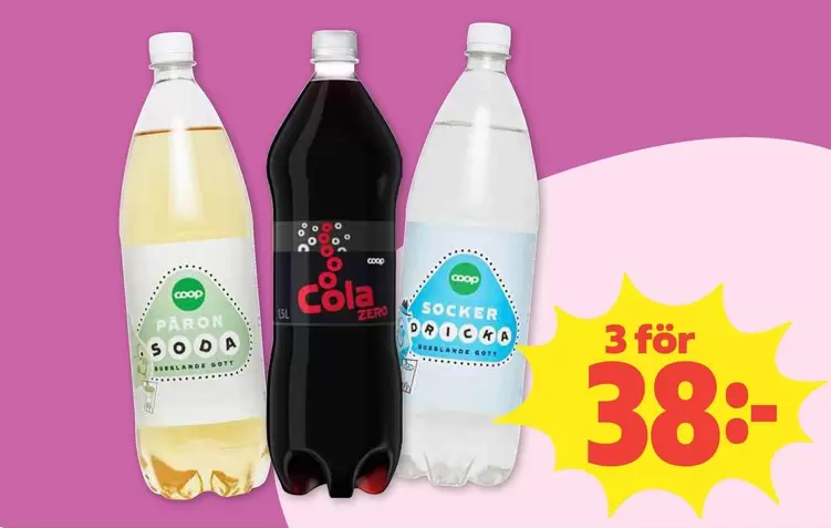 Coop - Soda, Cola, Socker