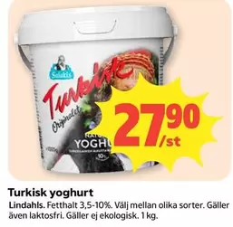 Lindahls - Turkisk yoghurt