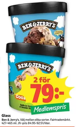 Ben & Jerry's - Glass