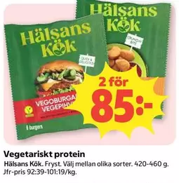 Hälsans Kök - Vegetariskt protein