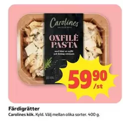 Carolines kök - OXFILÉ PASTA