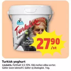 Lindahls - Turkiskt yoghurt