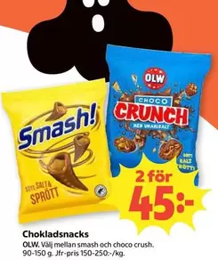 OLW - Choklad snacks