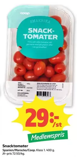 Coop - Snacktomater