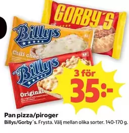 Pan pizza/piroger