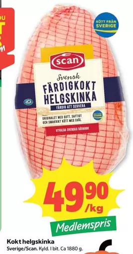 Scan - Kokt helskinka