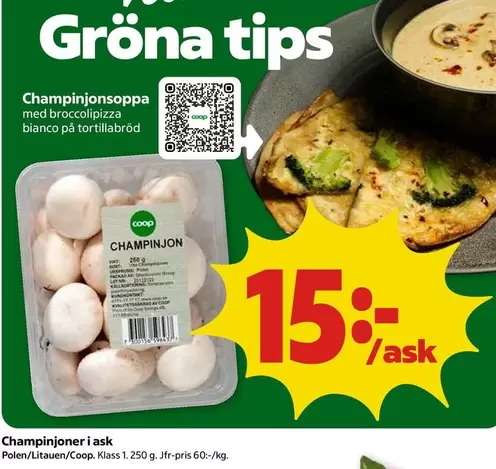 Coop - Champinjoner